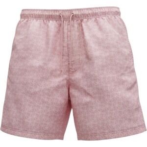 CONSTRUCT Mosaic Drawstring 7.5 XL Swim Trunks All Over Geometric Mosaic Pattern